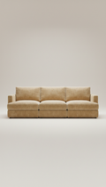 Modular Velvet Sofa With Deep Cushions